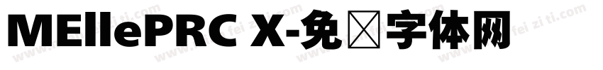 MEllePRC X字体转换